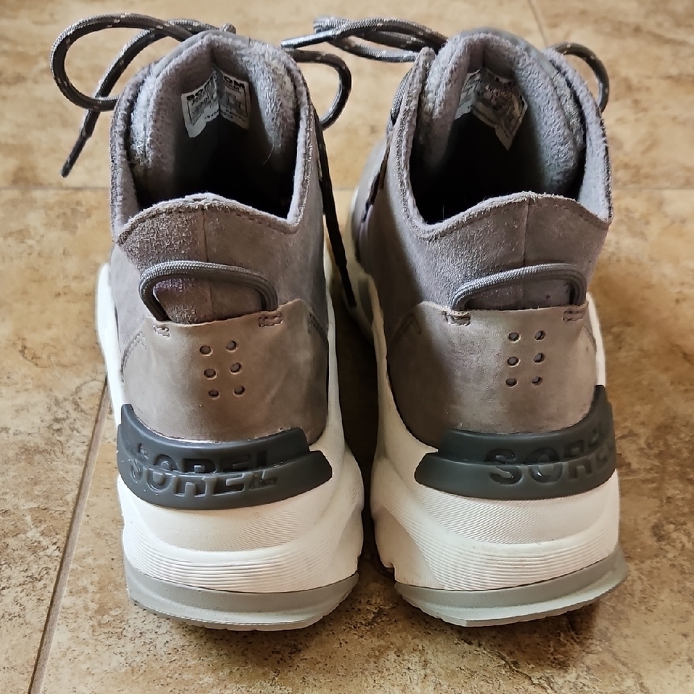 Sorel Womens Weatherproof Gray Sneakers - Picture 3 of 9